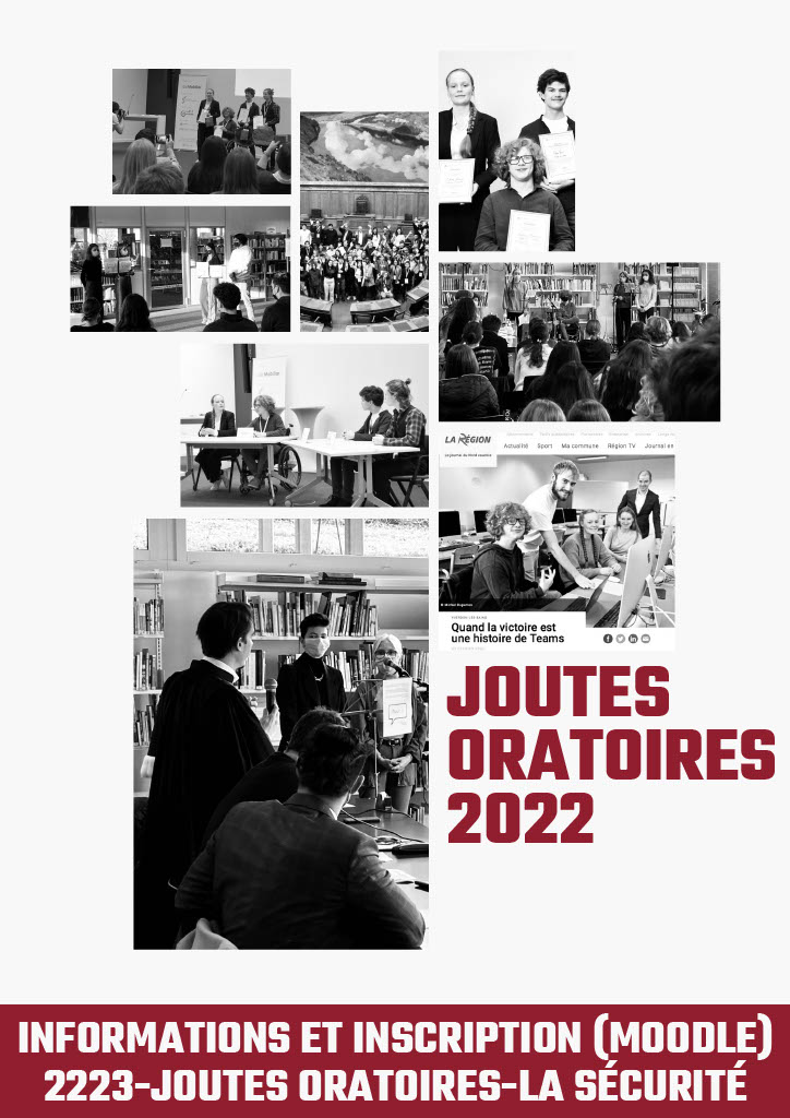 joutes oratoires 2022 - affiche